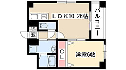 YOSHINOSQUARE 1LDKの間取図画像