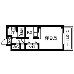 プチメゾン稲生 20Kの間取図画像