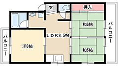物件の間取り
