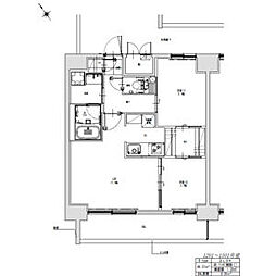 S-RESIDENCE千種駅前ascent 2LDKの間取図画像