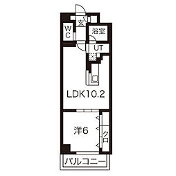 Stanza神村 1LDKの間取図画像