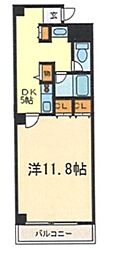 イルソーレ 1DKの間取図画像