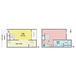 Vivienda名古屋 1Kの間取図画像