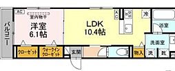 Sol Terre 1LDKの間取図画像