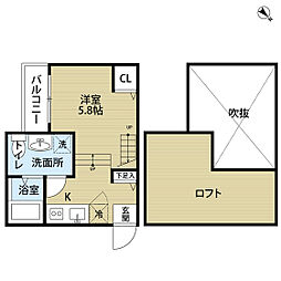 Raccolta ワンルームの間取図画像