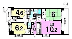 藤和シティコープ松戸小根本 3LDKの間取図画像