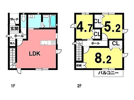 間取り 第2長嶺東9丁目　2号地