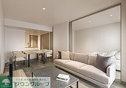 東急池上線 洗足池駅 徒歩6分の賃貸マンション 3階2LDKのリビング/ダイニング