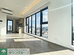 東京メトロ銀座線 表参道駅 徒歩10分の賃貸マンション 12階1LDKのリビング/ダイニング