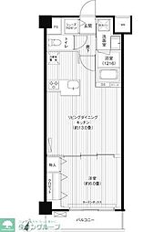 目黒テラス 2階1LDKの間取り