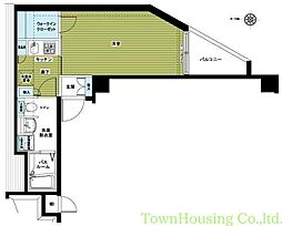 トーシンフェニックス目黒碑文谷 1Kの間取図画像