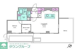 アーバンパーク代々木 1SLDKの間取図画像