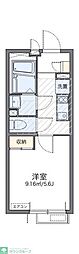 レオネクストパールシティ 1Kの間取図画像