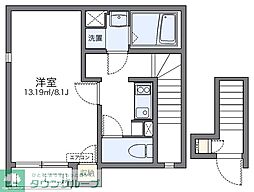 LEONEXT出村 1Kの間取図画像