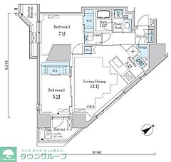 物件の間取り