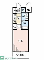 ガラ・ステージ御茶ノ水 1Kの間取図画像