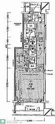 エフローレ日本橋浜町 1Kの間取図画像