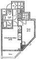 LUXURYAPARTMENT白金7階16.5万円