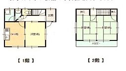 桐生戸建 2階3Kの間取り