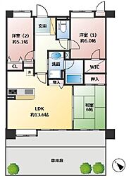 間取図画像 3LDK