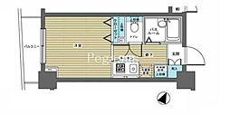 フェニックス日本橋浜町公園 6階1Kの間取り