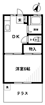 東京都調布市調布ケ丘３丁目（賃貸アパート1DK・1階・26.00㎡） その2