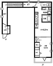 プラウド 202 ｜ 東京都中野区江古田２丁目21-2（賃貸アパート1LDK・2階・42.51㎡） その2