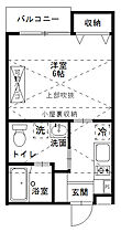 ルーブル調布 302 ｜ 東京都調布市国領町５丁目7-31（賃貸アパート1K・3階・20.26㎡） その2