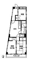 チェディ調布 301 ｜ 東京都調布市国領町１丁目22-1（賃貸マンション3DK・3階・55.68㎡） その2