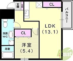 エアリースクウェア  ｜ 兵庫県尼崎市塚口町6丁目56-3（賃貸アパート1LDK・2階・48.60㎡） その2