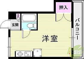 ヒルズ武庫之荘  ｜ 兵庫県尼崎市武庫之荘1丁目25-8（賃貸マンション1R・5階・17.00㎡） その2