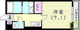 シオン  ｜ 兵庫県尼崎市上坂部3丁目8-7（賃貸アパート1K・2階・25.46㎡） その2