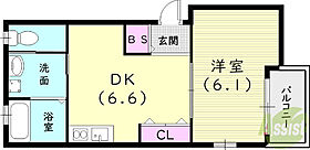 ガーデンヒルズIII  ｜ 兵庫県西宮市中屋町4-18（賃貸アパート1DK・1階・30.01㎡） その2