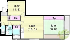 ハウゼ富士  ｜ 兵庫県尼崎市杭瀬北新町4丁目10-6（賃貸マンション2LDK・5階・48.97㎡） その2