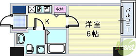 u-ro昭和南通  ｜ 兵庫県尼崎市昭和南通5丁目（賃貸マンション1K・1階・21.97㎡） その2