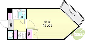 キューブ武庫川VII  ｜ 兵庫県尼崎市武庫町3丁目18-16（賃貸マンション1K・2階・18.99㎡） その2