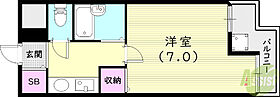 メゾン大和5号館  ｜ 兵庫県尼崎市武庫之荘西2丁目（賃貸マンション1K・4階・18.00㎡） その2