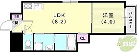 F asecia garden  ｜ 兵庫県尼崎市立花町4丁目13-21（賃貸アパート1LDK・1階・27.79㎡） その2