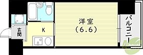 ジョイフル出屋敷  ｜ 兵庫県尼崎市南竹谷町2丁目（賃貸マンション1K・8階・18.20㎡） その2