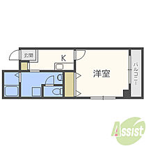 ROCK  ｜ 兵庫県尼崎市開明町2丁目14（賃貸マンション1K・5階・26.52㎡） その2