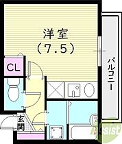 プレステージフジ出屋敷壱番館  ｜ 兵庫県尼崎市崇徳院2丁目124-1（賃貸マンション1R・2階・24.60㎡） その2