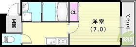 フジパレス尼崎橘通り  ｜ 兵庫県尼崎市南七松町1丁目7-11（賃貸アパート1K・3階・27.06㎡） その2