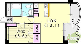 コナビレッジ4号棟  ｜ 兵庫県尼崎市常松1丁目3-4（賃貸マンション1LDK・2階・42.71㎡） その2