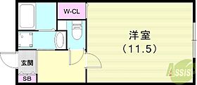 グリーンハウス御園  ｜ 兵庫県尼崎市御園2丁目7-21（賃貸アパート1K・1階・32.00㎡） その2