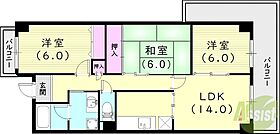 サンベリオ  ｜ 兵庫県尼崎市食満7丁目13-1（賃貸マンション3LDK・2階・66.05㎡） その2