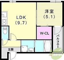 フジパレス西立花イースト  ｜ 兵庫県尼崎市西立花町3丁目16-57（賃貸アパート1LDK・2階・38.20㎡） その2