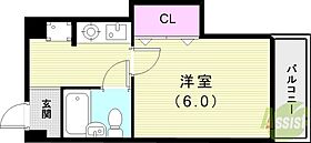 メゾン武庫之荘WEST  ｜ 兵庫県尼崎市武庫之荘西2丁目36-41（賃貸マンション1K・1階・20.00㎡） その2