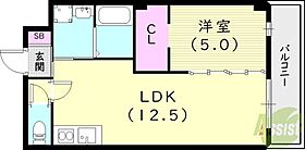 ダイワール立花  ｜ 兵庫県尼崎市水堂町1丁目10-25（賃貸マンション1LDK・3階・40.73㎡） その2