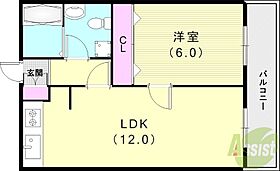 武庫之荘フレックスII  ｜ 兵庫県尼崎市南武庫之荘10丁目7-20（賃貸マンション1LDK・2階・43.65㎡） その2