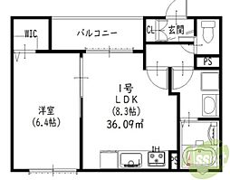 クリエオーレ崇徳院 2階